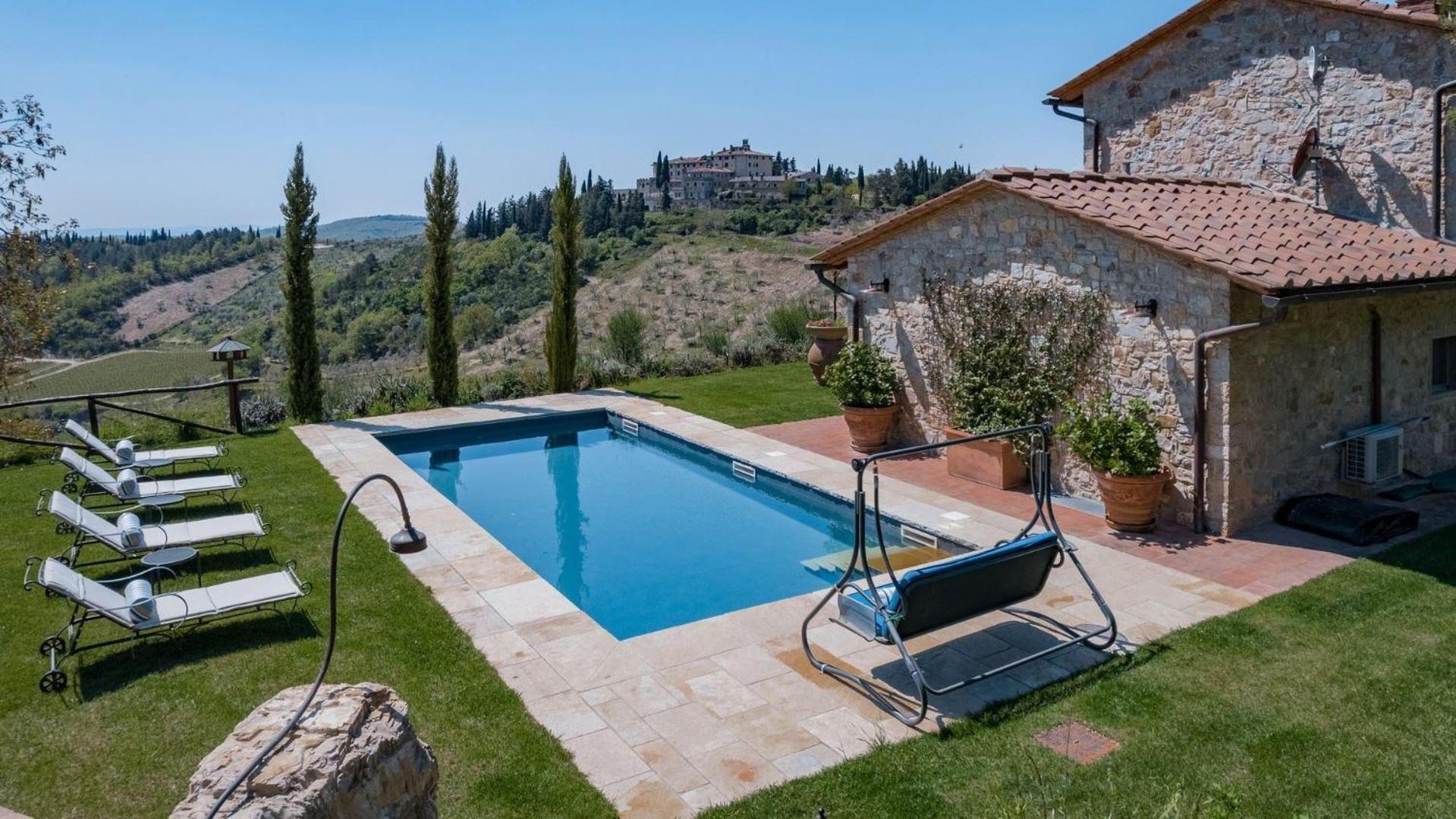 Casa Perano Villa Gaiole in Chianti Exteriör bild